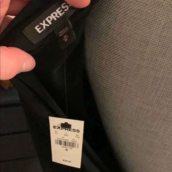 NWT Express Black Dolman Sleeve Wrap Blouse - Picture 2 of 10